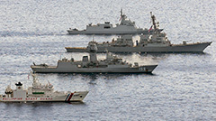 Royal Australian Navy, HMAS Toowoomba, Royal Australian Air Force, P-8A Poseidon, US Navy, USS Dewey, BRP Diego Silang, South China Sea, Philippine Sea